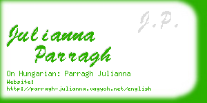 julianna parragh business card